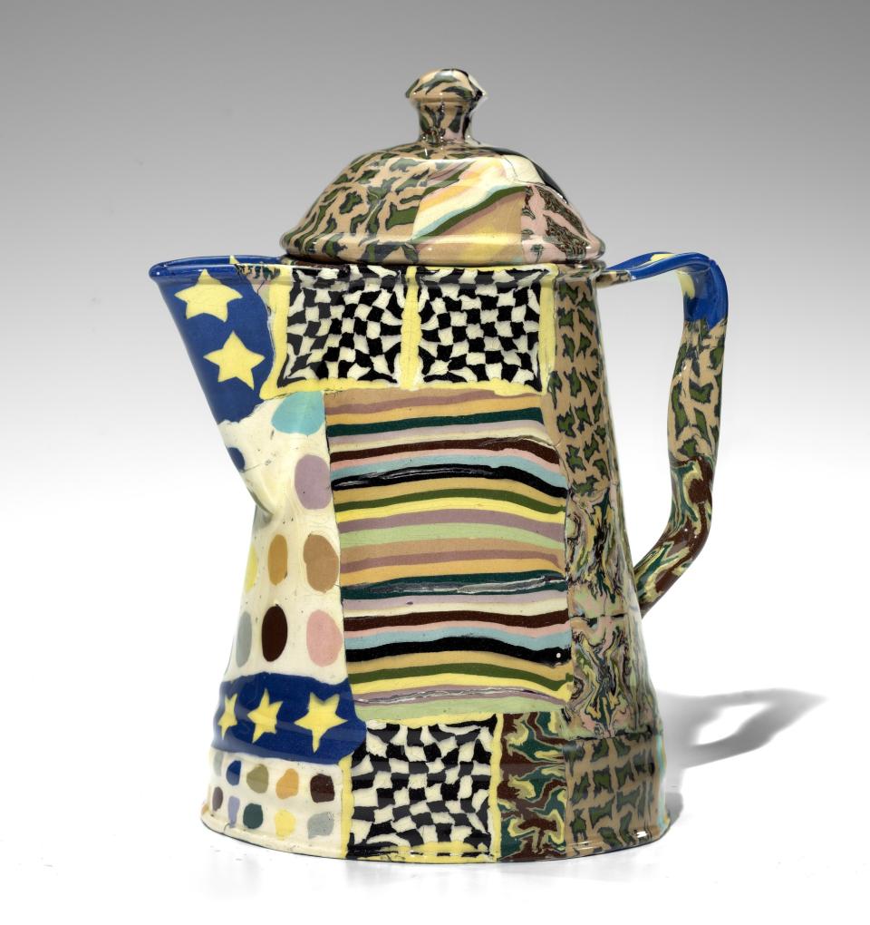 Ceramic Coffee Pot with Cozy Smithsonian American Art Museum