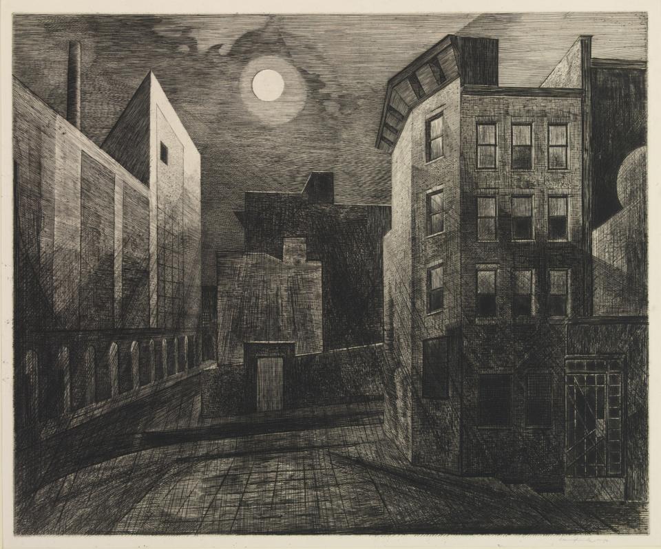 Manhattan Moonlight | Smithsonian American Art Museum