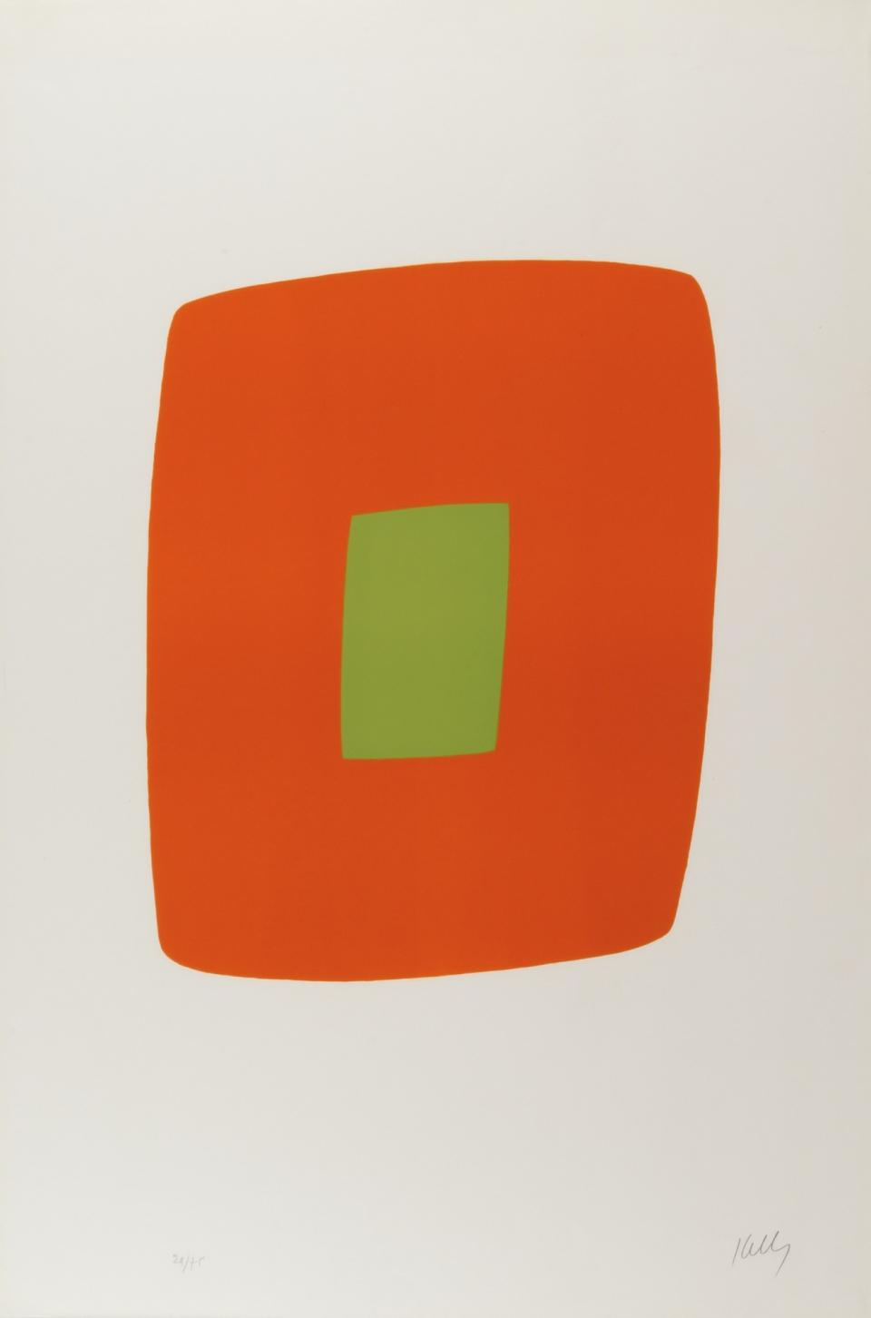 Orange with Green (Orange with Light Green) | Smithsonian American Art ...