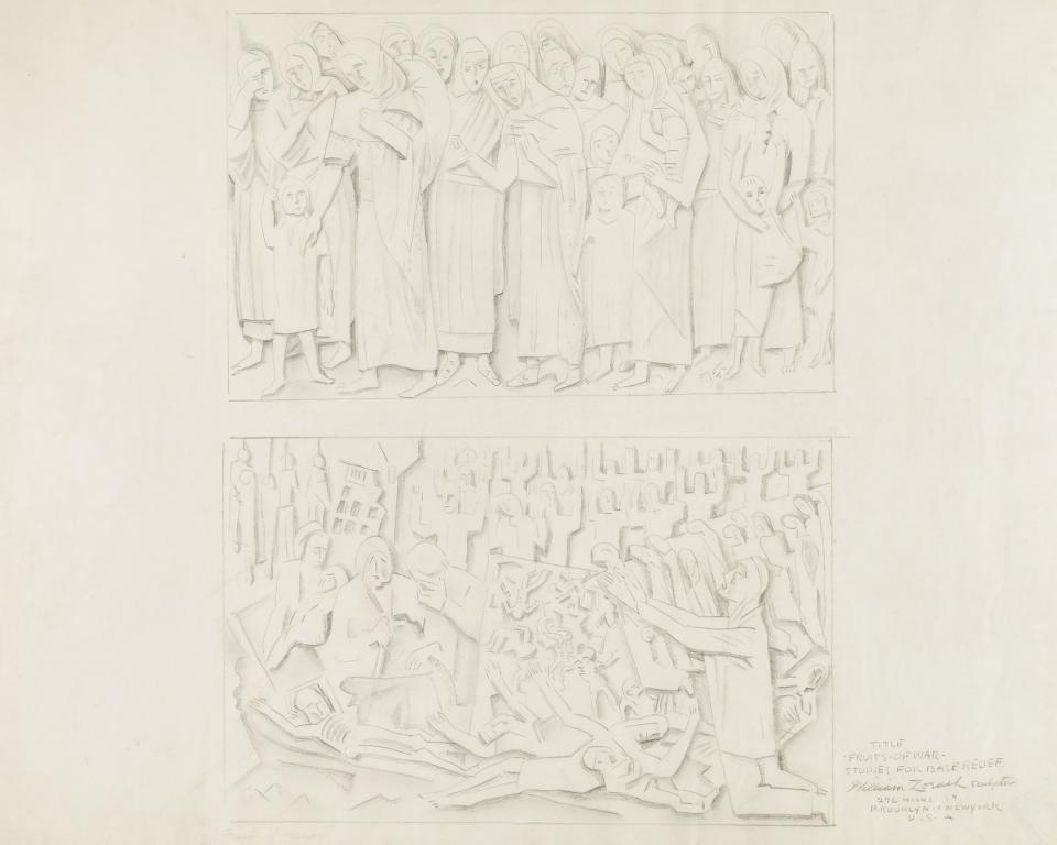 Fruits of War (studies for base relief) Smithsonian American Art Museum