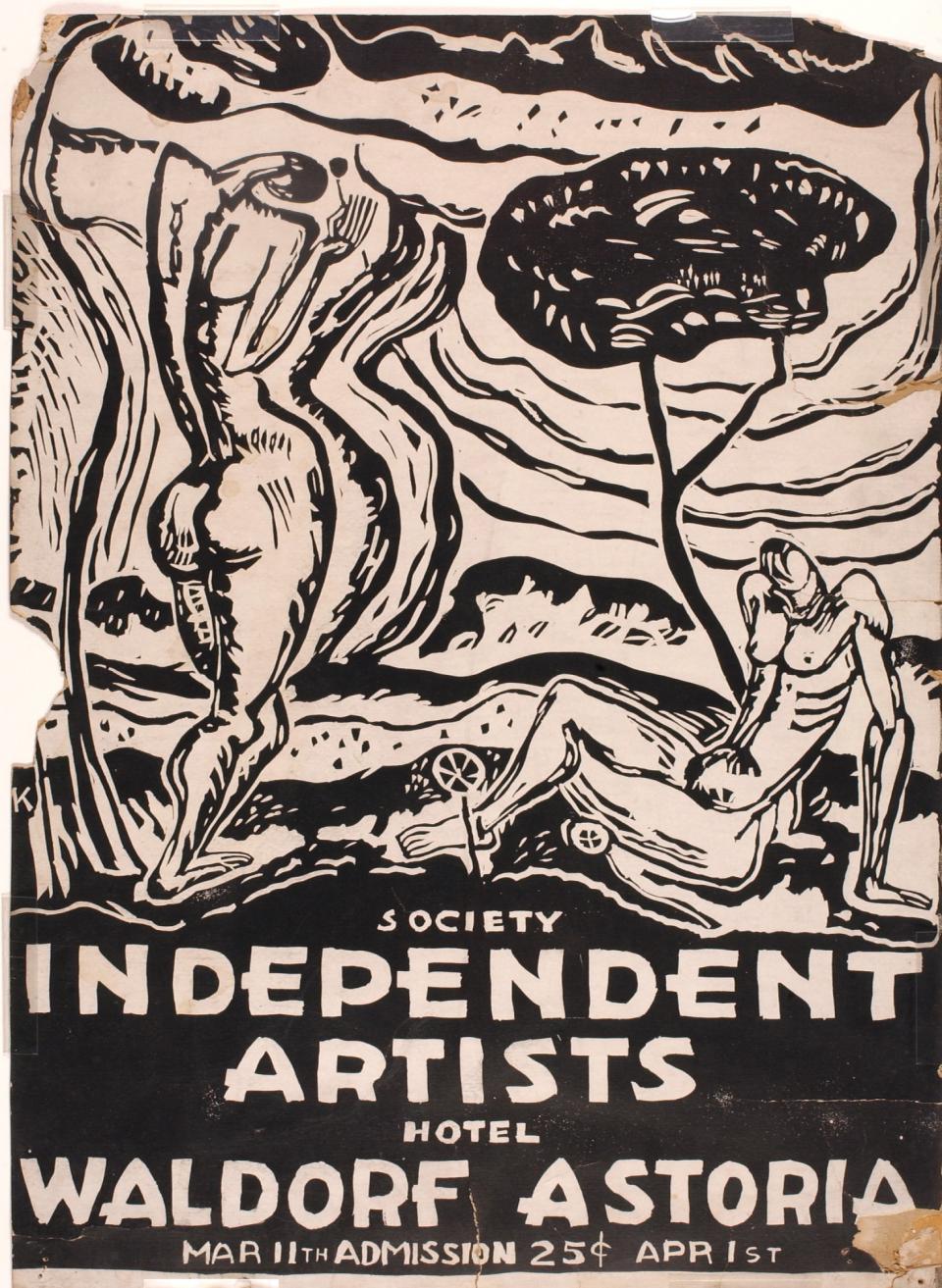 Society of Independent Artists (exhibition poster) Smithsonian American Art Museum
