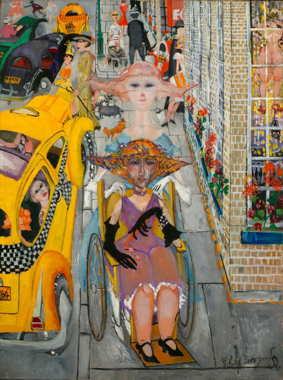 Dowager in a Wheelchair Smithsonian American Art Museum