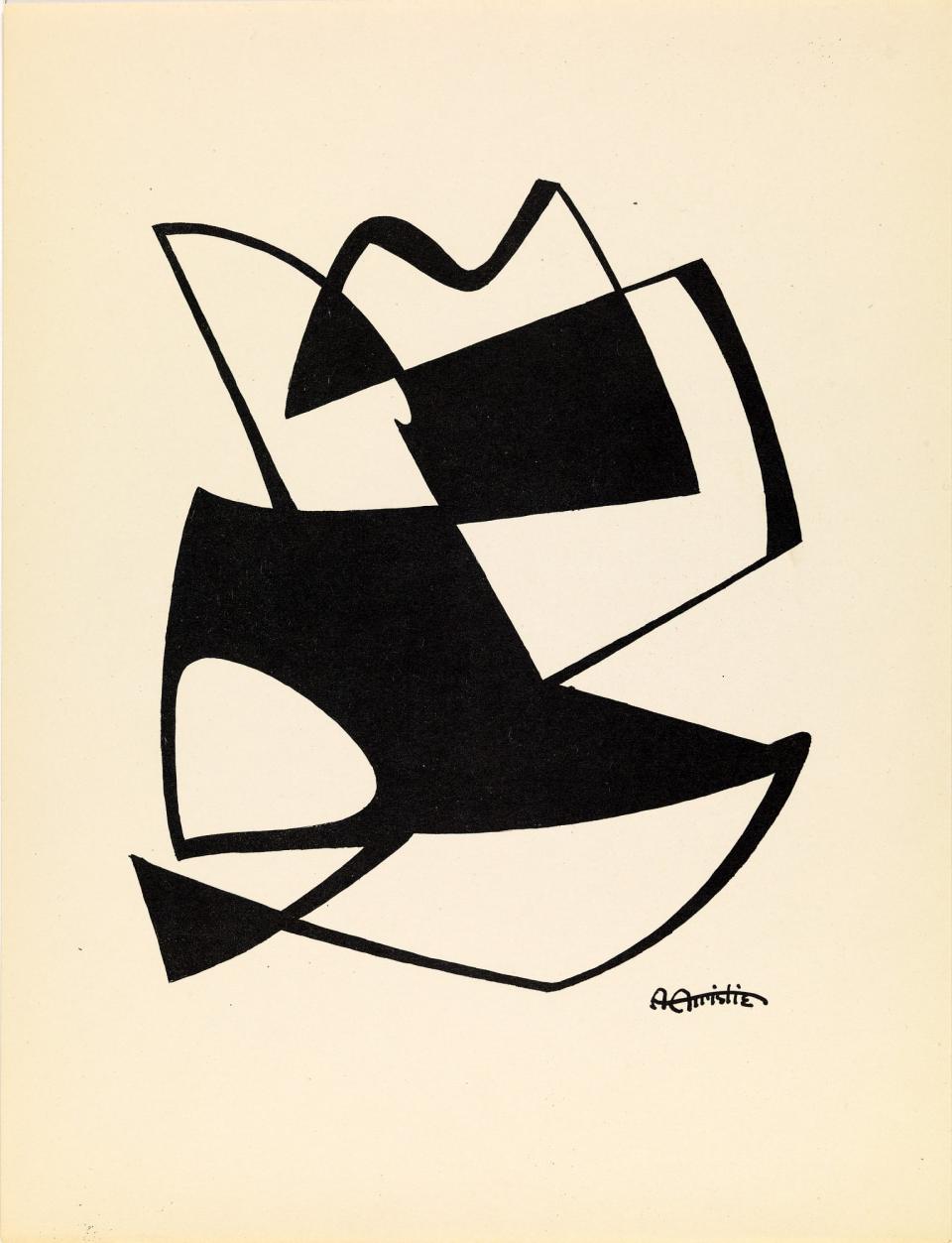 Untitled, from the portfolio American Abstract Artists Smithsonian