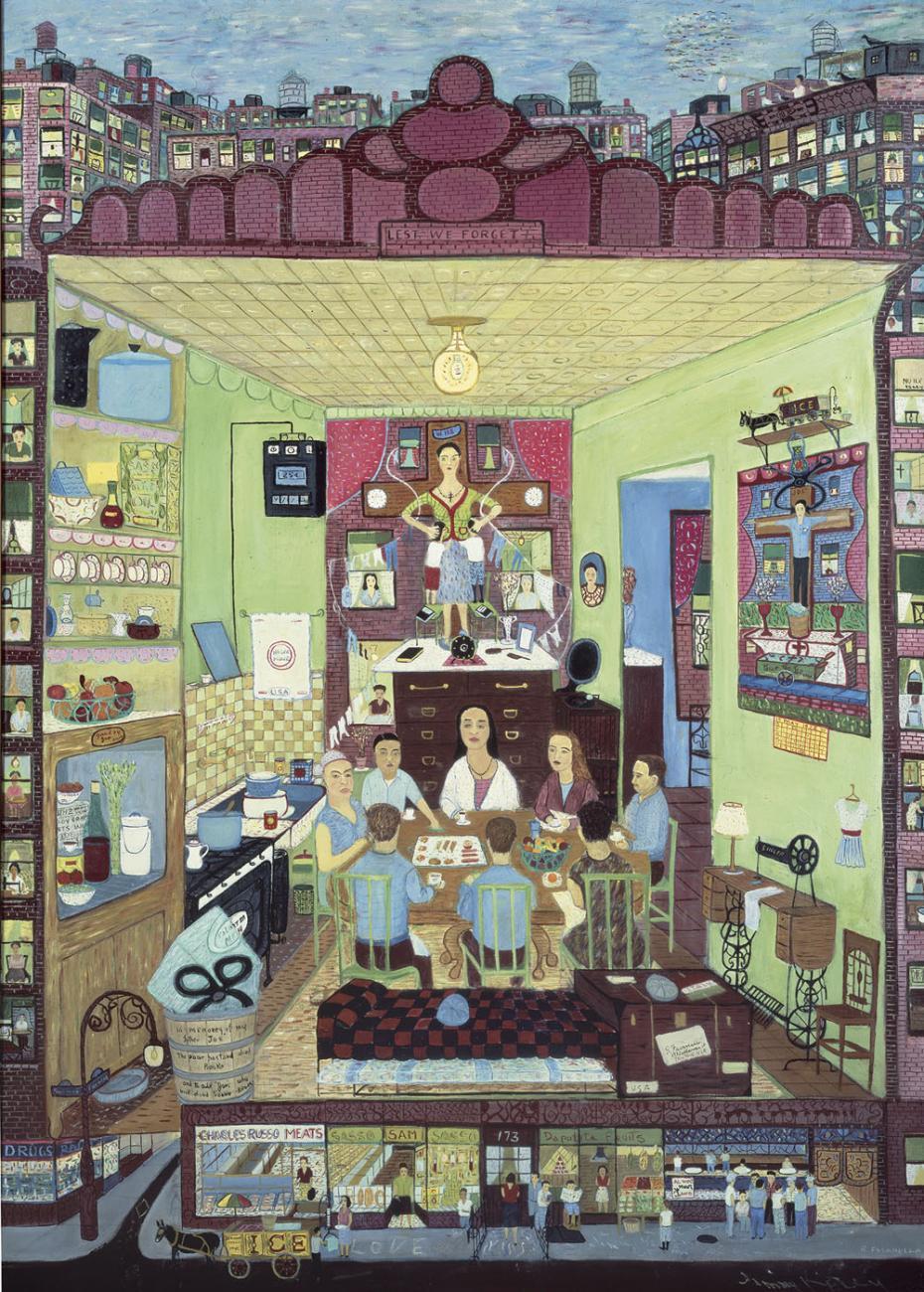 Family Supper, by Ralph Fasanella