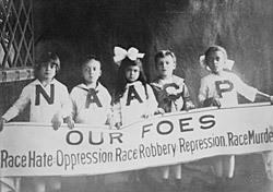 NAACP photo with children