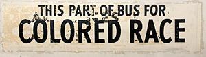 Segregation sign
