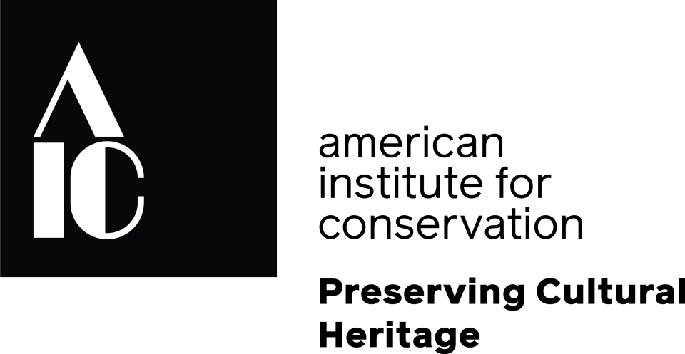 AIC logo in black and white