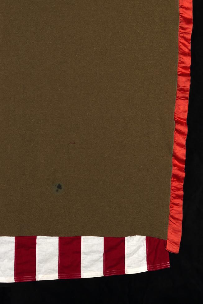 A quilt made of multiple materials