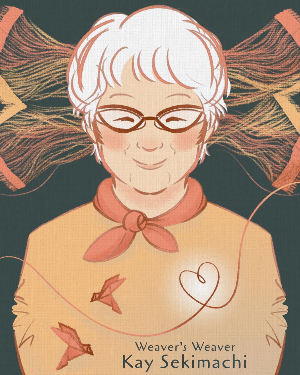 The Weaver’s Weaver: A Comic About Kay Sekimachi, cover