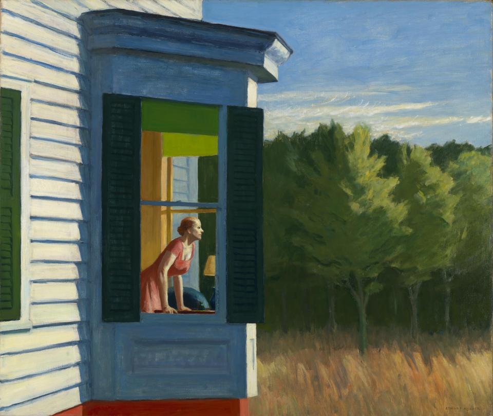 saam-1986.6.92_3.jpg Painting of a woman looking out of a window.