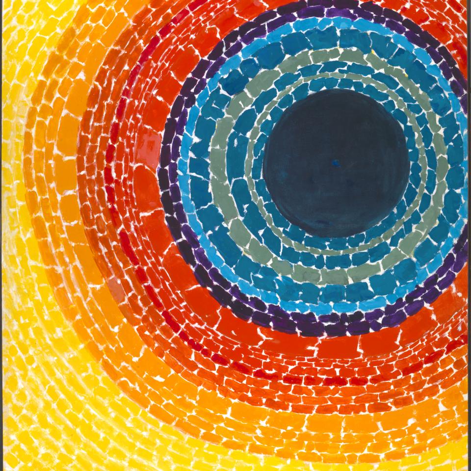 SAAM-1978.40.3_2.jpg Alma Thomas, The Eclipse, 1970, acrylic on canvas