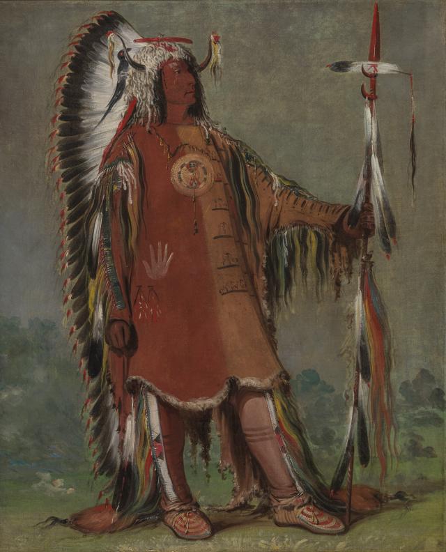 A painting of a man