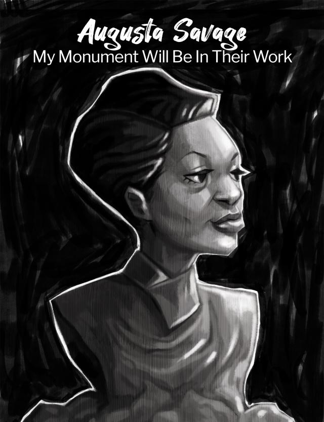 Augusta Savage Comic Cover