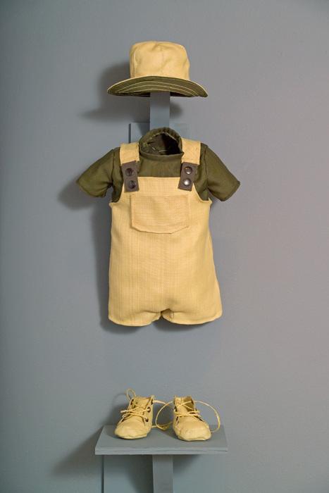 This is Dave Cole's Kevlar Romper made from Kevlar for 40 Under 40 at the Renwick Gallery.