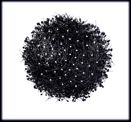 Sergey Jivetin's Nest #3 made from watch hands, and silver for 40 Under 40 at the Renwick Gallery.