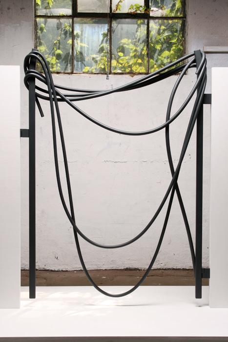 Marc Maiorana's Renwick Gate made from iron for 40 Under 40 at the Renwick Gallery.