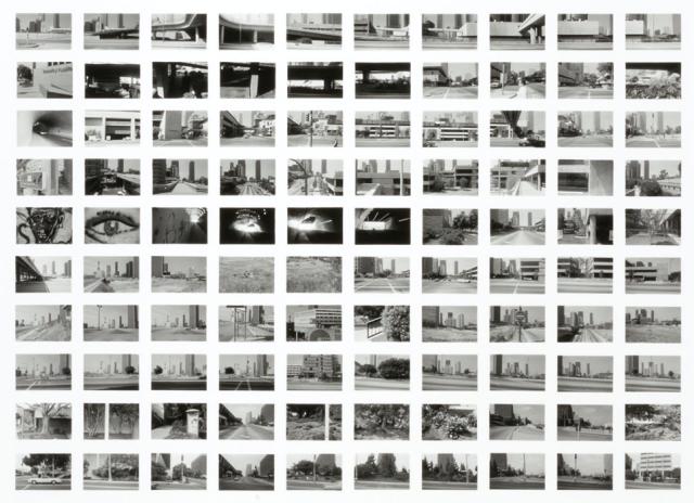 A photo montage of downtown LA 
