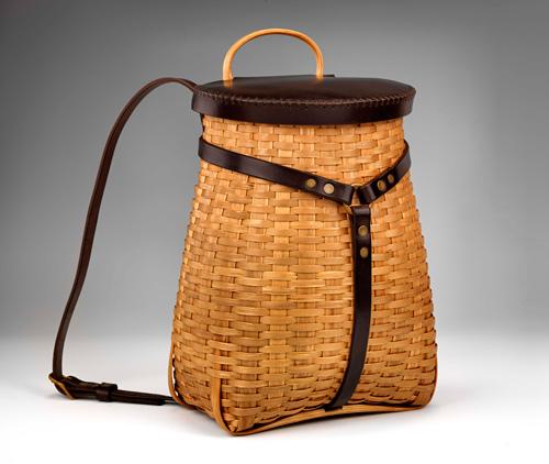 Jamin Uticone's Urban Pack Basket in 40 Under 40 at the Renwick Gallery.
