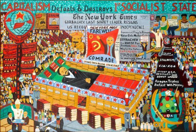 Fasanella's Farewell Comrade/End of the Cold War is a painting celebrating the end of the Cold War. 