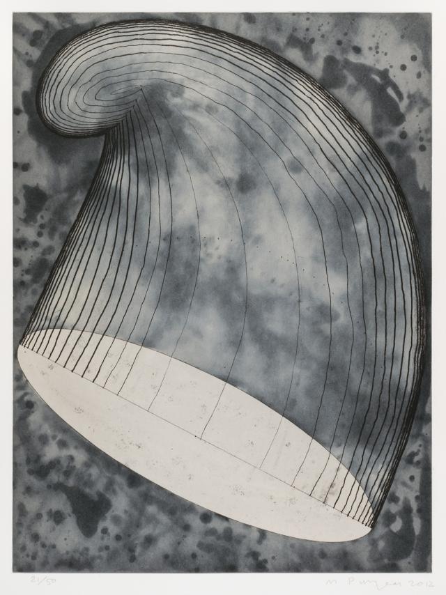 Puryear's Phrygian, a soft ground etching on wove paper.