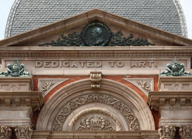 Detail of Renwick south facade