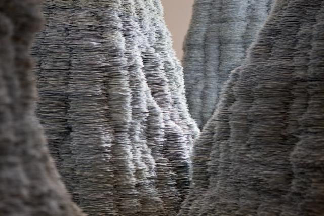 A close up of Donovan's installation for WONDER at the Renwick Gallery.