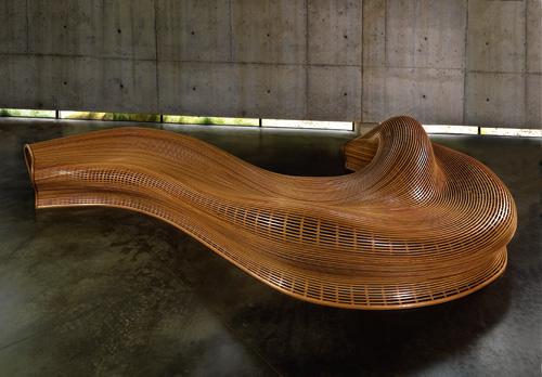 Pliessnig's white oak and birch curved object.