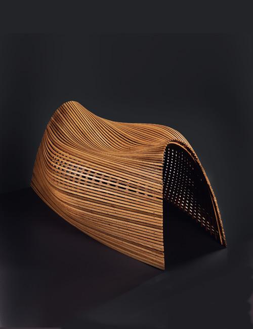 Pliessnig's white oak object with a hollow inside.