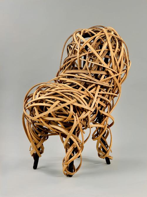 Pliessnig's white oak and thonet chair.