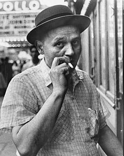 A photograph of Romare Bearden.