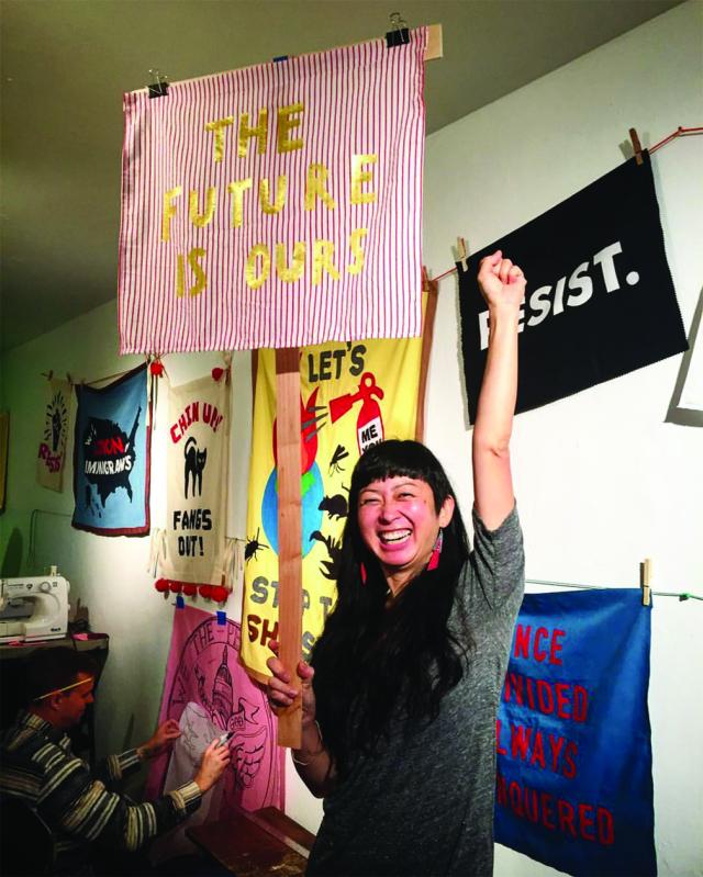 An image of artist Stephanie Syjuco. 