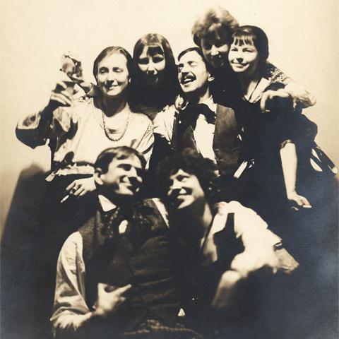 A picture of a group of people smiling and laughing.