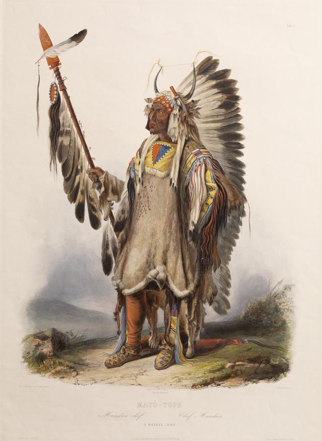 A painting of a man