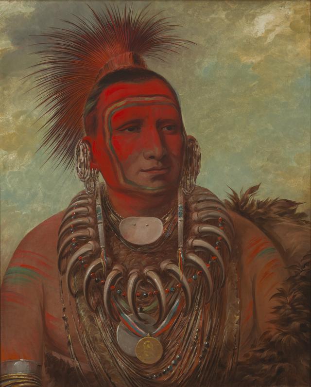 A portrait of a man