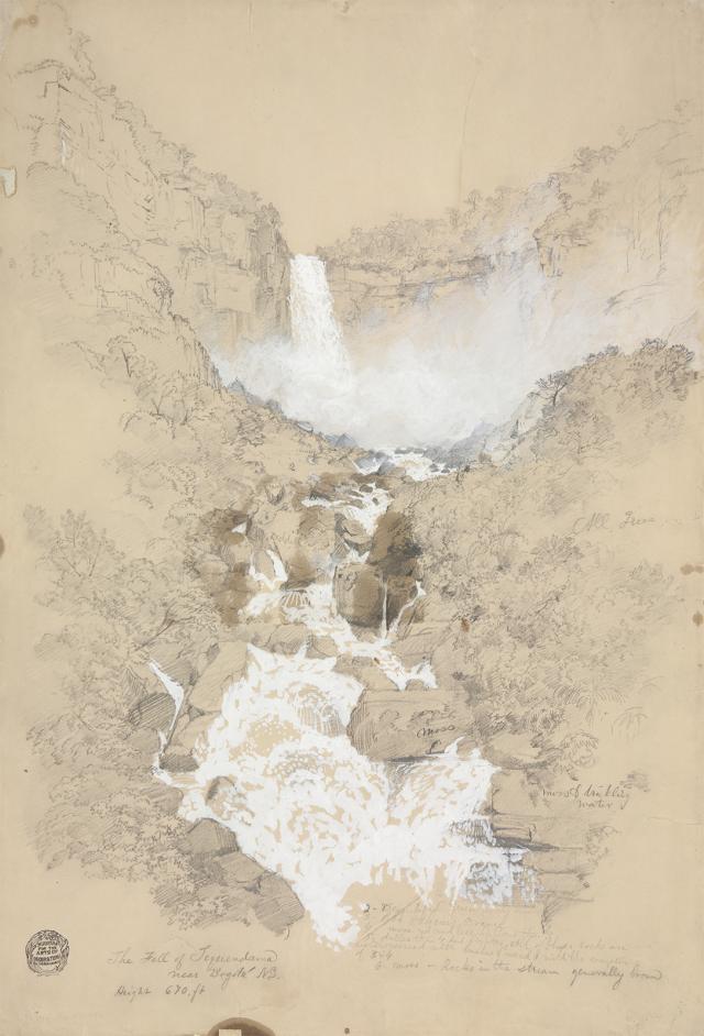 A sketch of a waterfall
