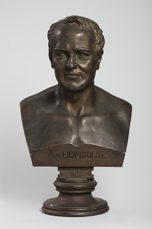 A bust of a man