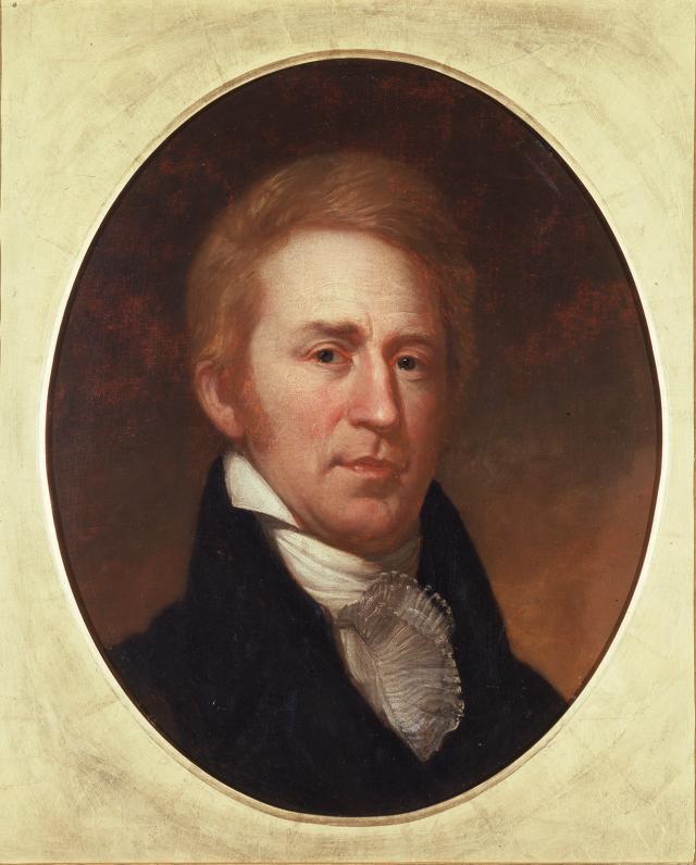 A portrait of a man.