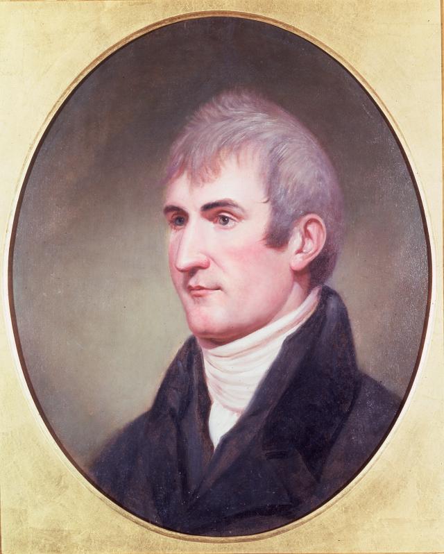 A portrait of a man.