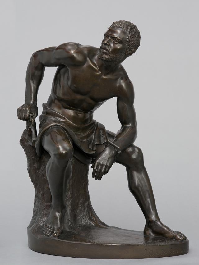 A sculpture of a man