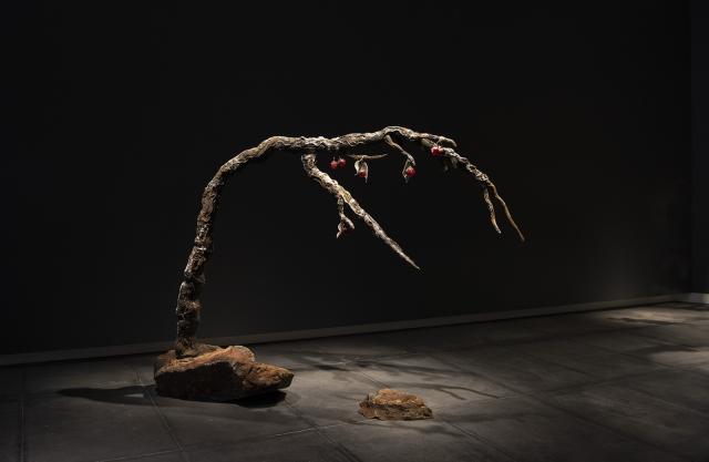 An artwork that looks like a tree