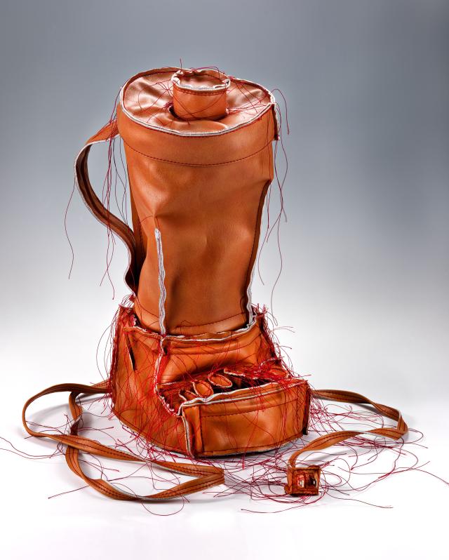 Sculpture of brown blender