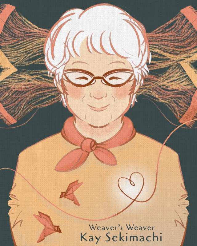 The Weaver’s Weaver: A Comic About Kay Sekimachi, cover