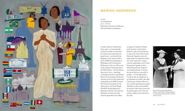 Interior page for publication Fighters for Freedom, Section named Three Great Freedom Fighters