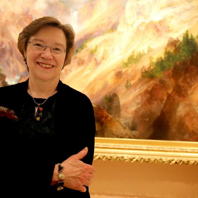 A photograph of Eleanor Harvey 