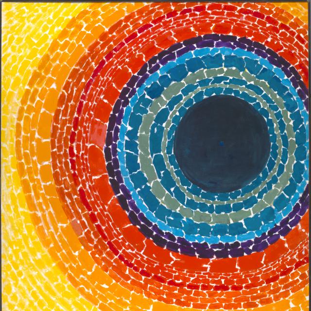 Alma Thomas, The Eclipse, 1970, acrylic on canvas