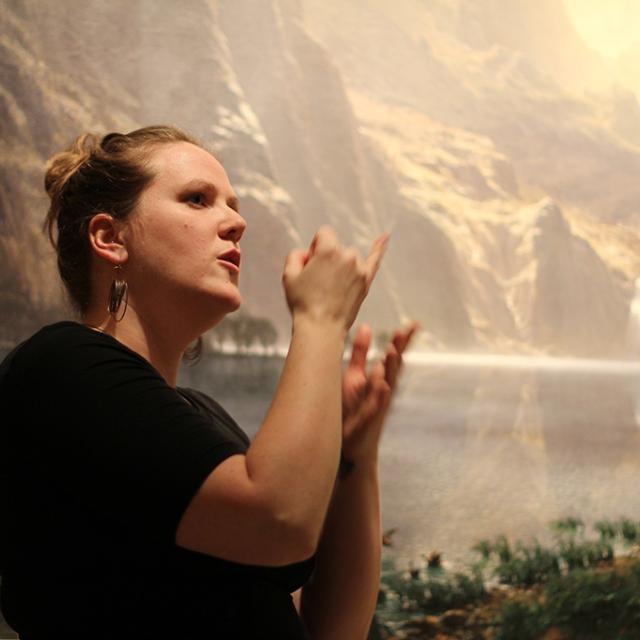 Splash Image - At SAAM, Deaf Guides Take the Lead With Art Signs