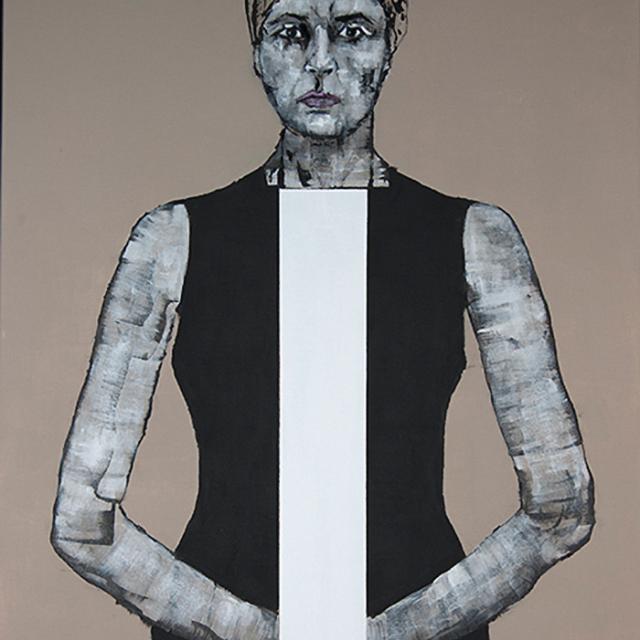 Self-portrait by Jackie Hoysted