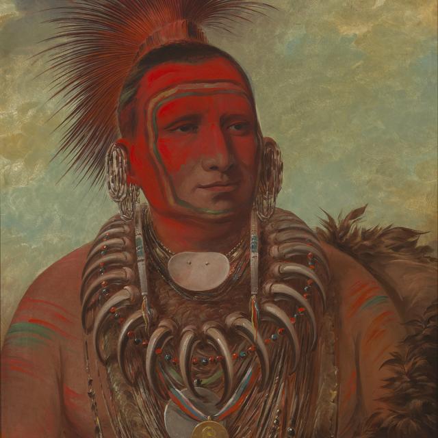 A portrait of a man