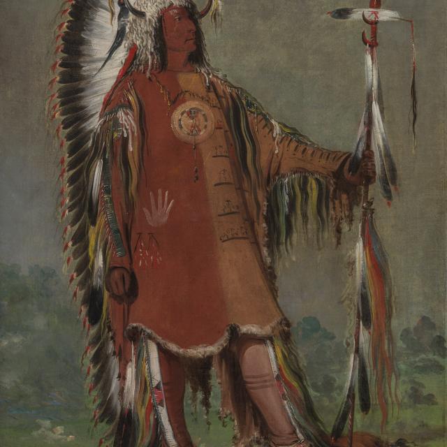 A painting of a man