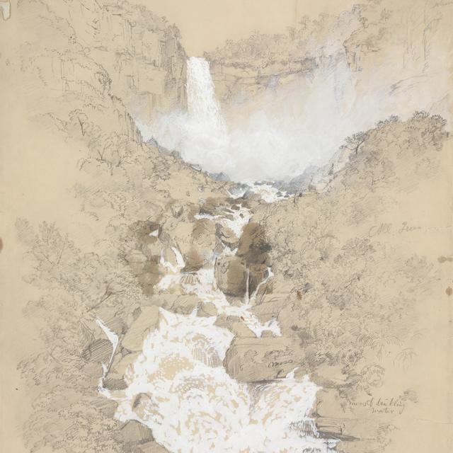A sketch of a waterfall
